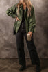 'Vayra' Pure Cotton Zip Up Long Sleeve Jacket - Celes Fashion